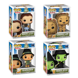 Funko Pop ! Combo Mago de Oz incluye 4 ( Scarecrow, Dorothy, Witch y Cowardly Lion )